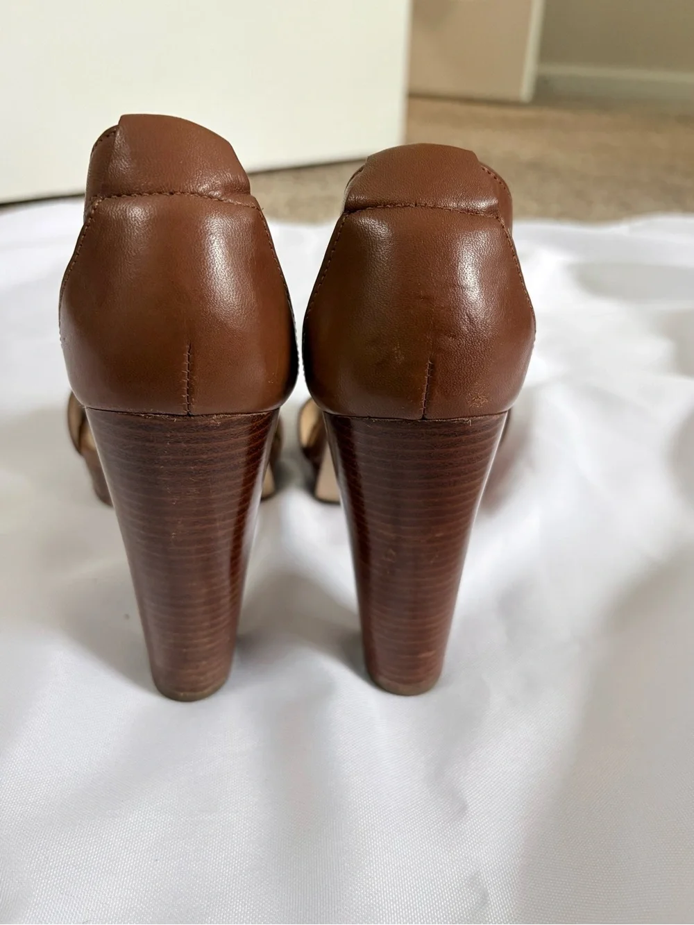 Michael Kors - Zip Front Block Heel Sandals